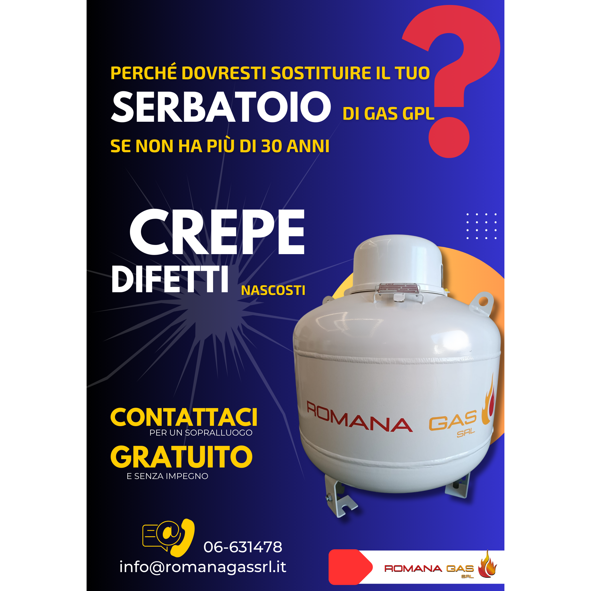 cambiare il tuo serbatoio di gas GPL domestico