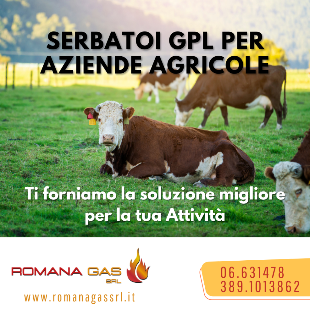 Serbatoi GPL per uso agricolo 